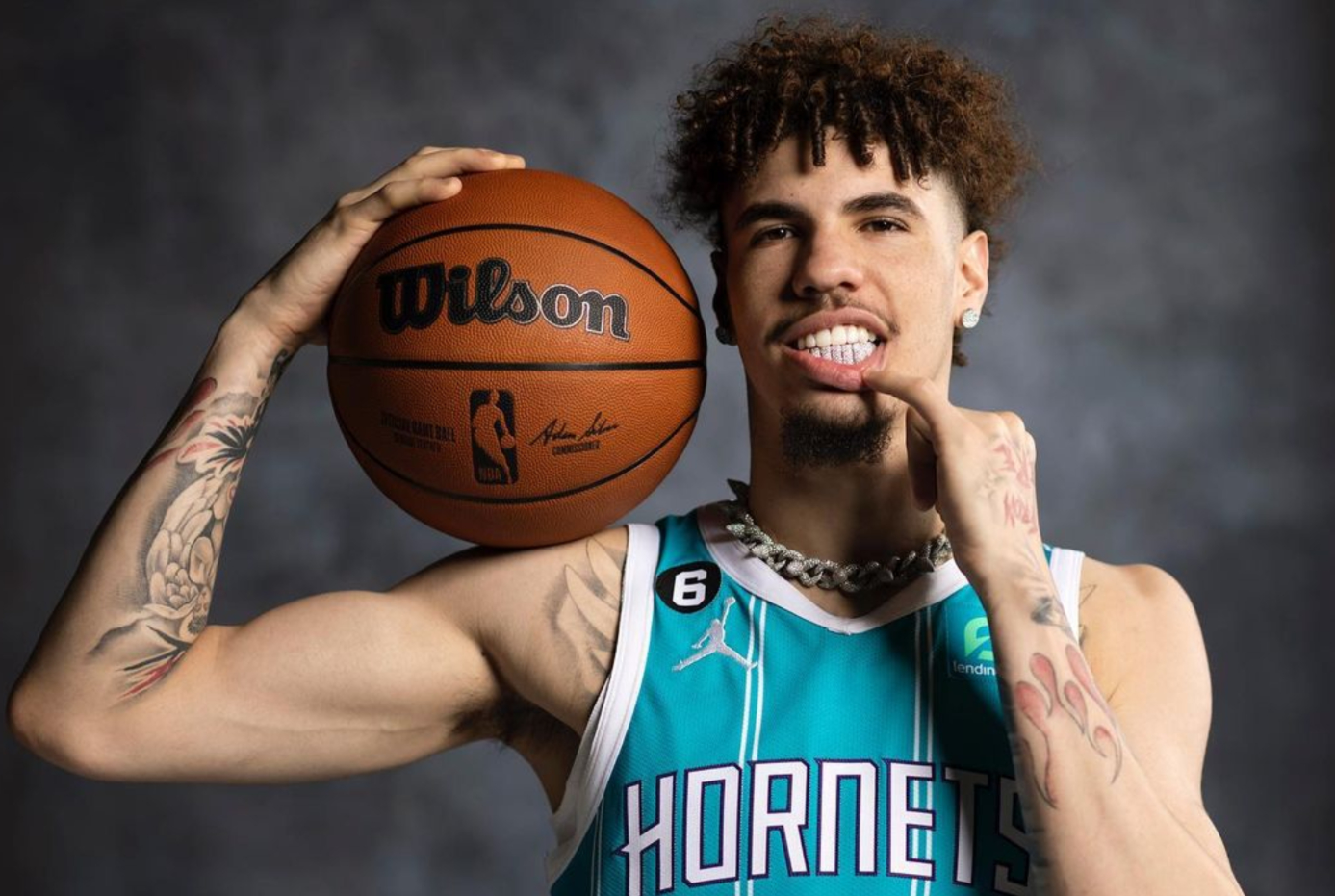 LaMelo Ball avec les Charlotte Hornets